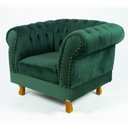 Ver imagem 2 de Poltrona Chesterfield Capitonê Duque Suede Verde Musgo Decoração, Recepção, Salas de Tv e Estar