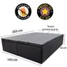 Cama Box Baú King + Colchão Molas Ensacadas 193x203x64cm BF Colchões - 8