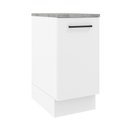 Ver imagem 1 de Balcão Armário de Cozinha 35 cm 1 Porta Branco Agata Madesa