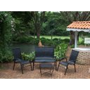Ver imagem 3 de Conjunto de 2 Cadeiras, Namoradeira e Mesa Vênus - Área externa, Jardim, Sala, Edícula - Capuccino