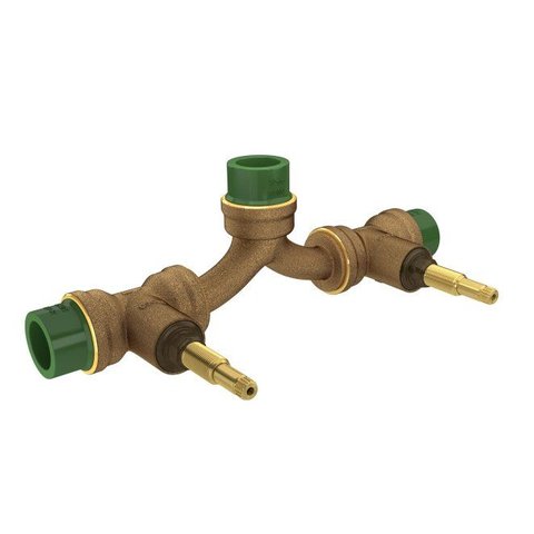 Base de Misturador para Chuveiro com Entrada Horizontal para Ppr 25mm