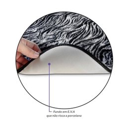 Kit Tapetes de Cozinha Bordado Antiderrapante Pimenta 3 Peças - Tabaco - 6