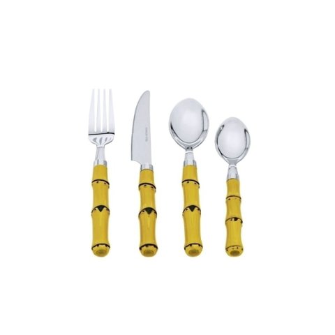 Faqueiro Bambu 24 Pecas Btc Decor