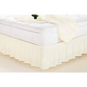 Ver imagem 1 de Saia Box Renata Ajustável Casal - Queen - King - Microfibra Palha