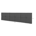 Ver imagem 5 de Cabeceira Cama Casal King Size 1,95 México Box Estofada - Cinza Suede