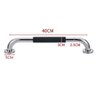 Barra de Apoio Inox 40cm Suporte Antiderrapante Banheiro Box Criança Idoso Gestante Cadeirante Acess - 3