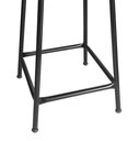 Ver imagem 3 de Banco de Metal Assento Plástico Branco Empilhável e 55cm Altura