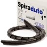 Spiraduto de 1" Organizador de Cabos - Dutoplast - Preto 15 Metros - 1