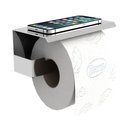 Ver imagem 1 de Suporte Papel Higiênico Adesivo Colar na Parede Inox Elg