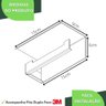 Suporte Papel Higiênico Adesivo Colar na Parede Inox Elg - 4