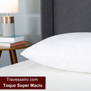 Ver imagem 3 de Kit 02 Travesseiros Antialérgicos com Fibra Siliconizada 70cm X50cm