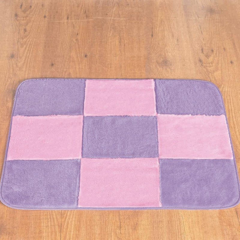 Angular Patchwork Tapete Retangular Patchwork Lilas | MadeiraMadeira