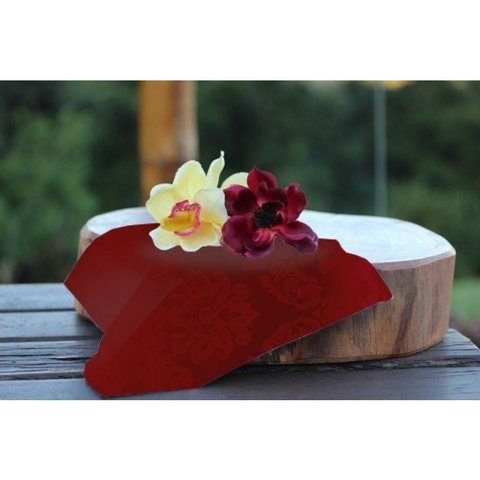 Kit 8 Guardanapos Jacquard 35x35 | Admirare - Carmim