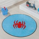 Ver imagem 1 de Tapete Formato Aranha Azul Turqueza