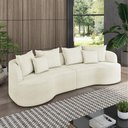 Ver imagem 2 de Sofá 4 Lugares Orgânico Living 250cm Mersa Bouclê K01 - D’Rossi