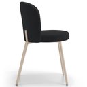 Ver imagem 6 de Cadeira para Sala de Jantar Cozinha Estofada Gavi Arena L02 Bouclê Preto - Lyam Decor