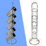 Suporte Torre C/5 Porta Condimentos 90ML CM12 KIT Pote Temperos Organizador Especiarias Cozinha - 4