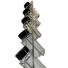 Suporte Torre C/5 Porta Condimentos 90ML CM12 KIT Pote Temperos Organizador Especiarias Cozinha - 6