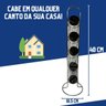 Suporte Torre C/5 Porta Condimentos 90ML CM12 KIT Pote Temperos Organizador Especiarias Cozinha - 3