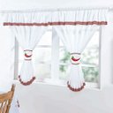 Ver imagem 1 de Cortina De Cozinha Pimenta Branco