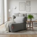 Ver imagem 6 de Puff e Apoio Brisa Conforto para Áreas Externas Good Pufes Poltrona Enchimento Perolas Eps Cor Cinza