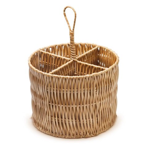 Porta Talher Claro Rattan Mimo Yk14639