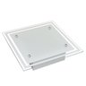 Lustre Plafon de Vidro para 02 Lâmpadas Sobrepor - Ideal Sala Cozinha Banheiro Quarto 30 Cm - Fosco - 3