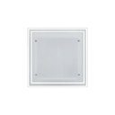 Ver imagem 1 de Lustre Plafon de Vidro para 02 Lâmpadas Sobrepor - Ideal Sala Cozinha Banheiro Quarto 30 Cm - Fosco