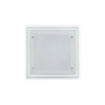 Lustre Plafon de Vidro para 02 Lâmpadas Sobrepor - Ideal Sala Cozinha Banheiro Quarto 30 Cm - Fosco - 2