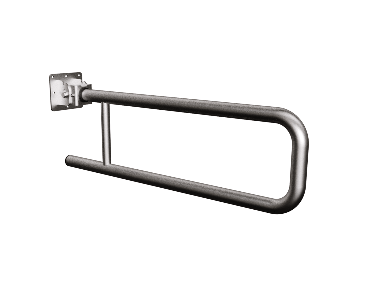 Barra de Apoio Articulável Inox Escovado 60 Cm - 1