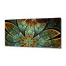 Quadro Flor Vitral Decorativo em Tecido Canvas 130x60 - 2