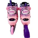 Ver imagem 3 de Patins Roller Inline Tamanho Ajustavel 34-37 Rosa Unitoys