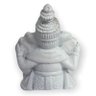 Deuses Indianos em Resina P - Escolha o Seu:ganesha Meditar 6cm Branco - 4