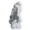 Deuses Indianos em Resina P - Escolha o Seu:ganesha Meditar 6cm Branco - 3
