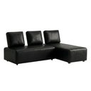 Ver imagem 1 de Sofa Modular 2 Lugares e Chaise Block Pes Madeira Courino Tcs 724 Moll