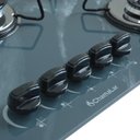 Ver imagem 3 de Cooktop 5bocas Tripla Chama 127/220v Marmo Cinza