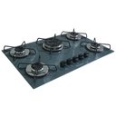 Ver imagem 2 de Cooktop 5bocas Tripla Chama 127/220v Marmo Cinza