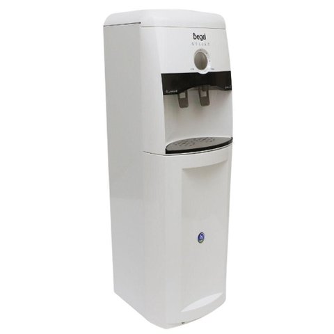 Bebedouro de Água Coluna Begel Stille Master Compressor Natural e Gelada Branco 220V