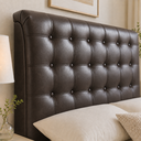 Ver imagem 3 de Cabeceira Ana Estofada Corino Modena p/ Cama Box Casal Queen 160cm Quarto