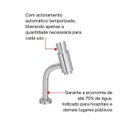 Ver imagem 3 de Torneira de Mesa Deca Link Com Fechamento Automático p/Lavatório
