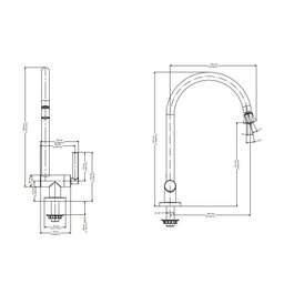 Torneira para Cozinha de Mesa 1/2 Novitá - DOCOL - 2