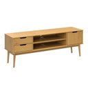 Ver imagem 6 de Conjunto com Rack e Mesa de Centro em Madeira Maciça Nórdica Yescasa