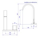 Ver imagem 5 de Torneira de Mesa Deca Polo Bica Alta p/Lavatório Cromado