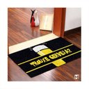 Ver imagem 1 de Tapete Capacho Vinil para Entrada - Trouxe Cerveja Decoração (Preto 0.60x0.40)