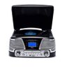 Vitrola Raveo Harmony Bt Bivolt Preta com Bluetooth, Toca Discos Vinil, Entrada Sd, USB, Cd Player, F - 3