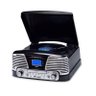 Vitrola Raveo Harmony Bt Bivolt Preta com Bluetooth, Toca Discos Vinil, Entrada Sd, USB, Cd Player, F - 4