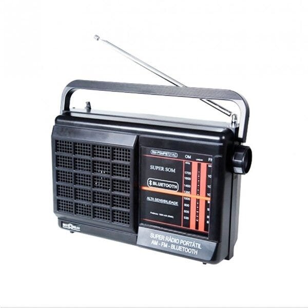 Rádio Portátil Am e Fm 2 Faixas com Buetooth Motobras Rm-Psmpbt21Ac - 1