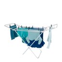 Ver mais imagens de Varal de Chão Slim Alumínio com Abas - Mor