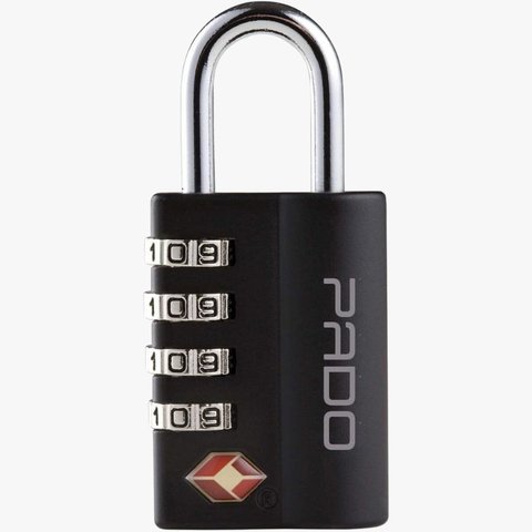 Cadeado Sm Executive 4 Segredos Preto - Pado