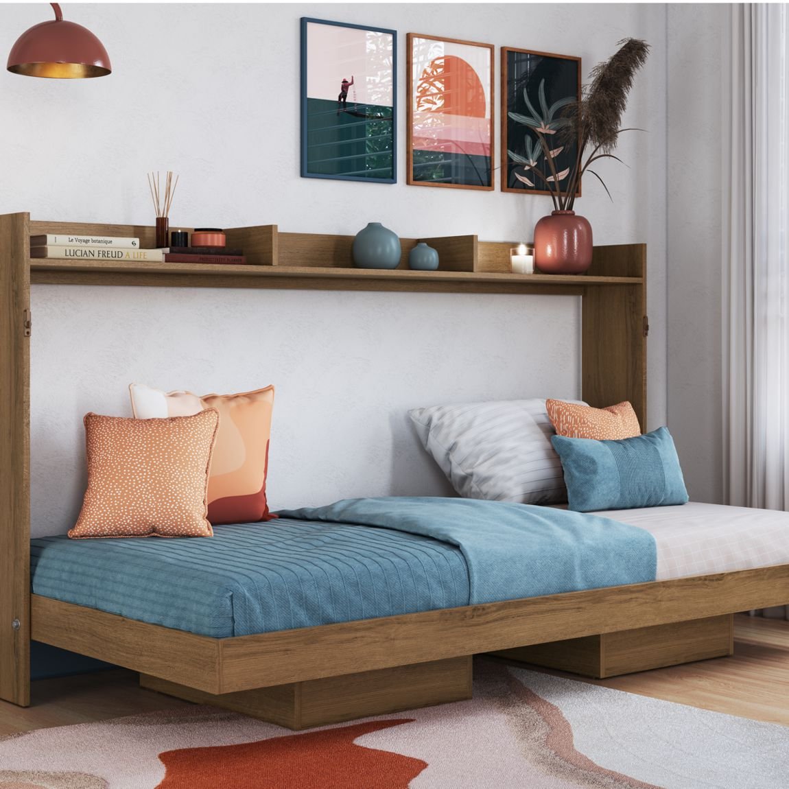 Cama Solteiro Articulável Horizontal Hannover para Colchões 190x80